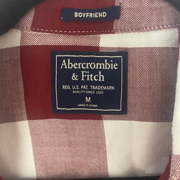 Abercrombie & Fitch Boyfriend Plaid Blouse - Picture 4 of 6